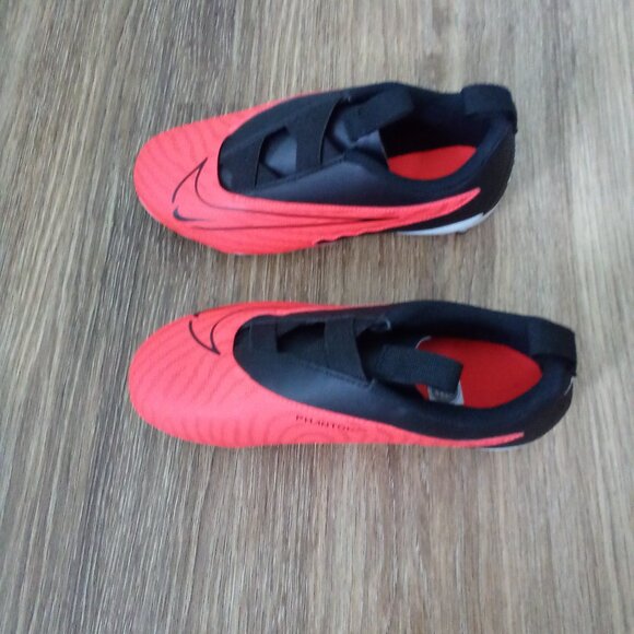 NIKE JR 3Y PHANTOM GX ELITE GRIPKNIT SOCCER CLEAT BRIGHT CRIMSON BLACK DD9549600 - Picture 6 of 10